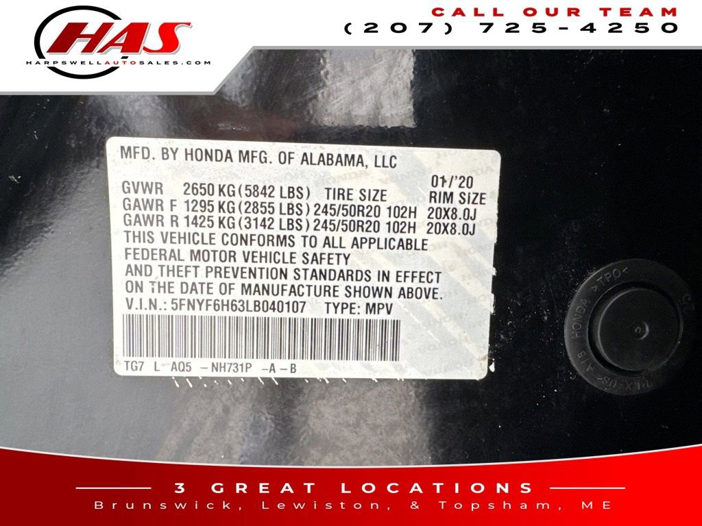 Used 2020 Honda Pilot Touring image 21