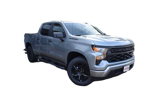 New 2026 Chevrolet Silverado 1500 Custom w/ Turbomax Blackout Package AWD/4WD image 2