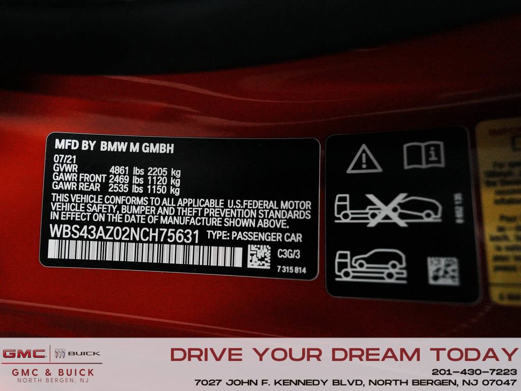 Used 2022 BMW M4 xDrive Competition w/ Executive Package image 13