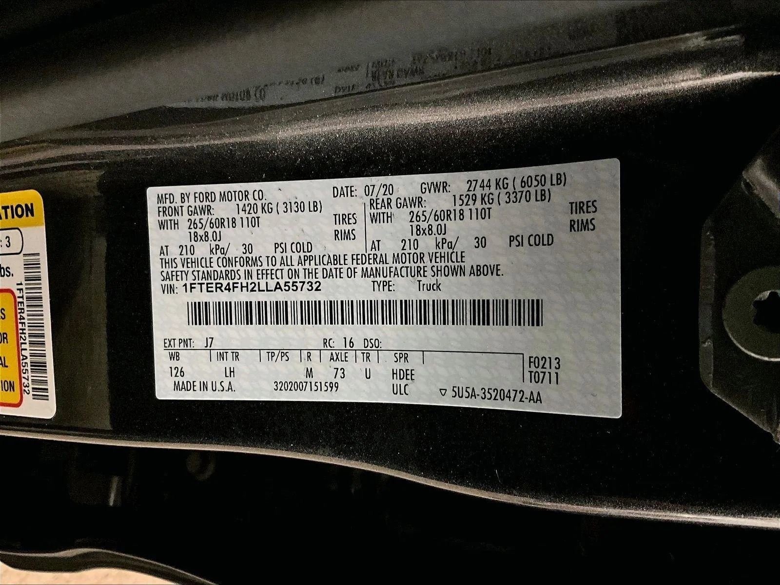 Used 2020 Ford Ranger XLT w/ Equipment Group 302A Luxury image 33