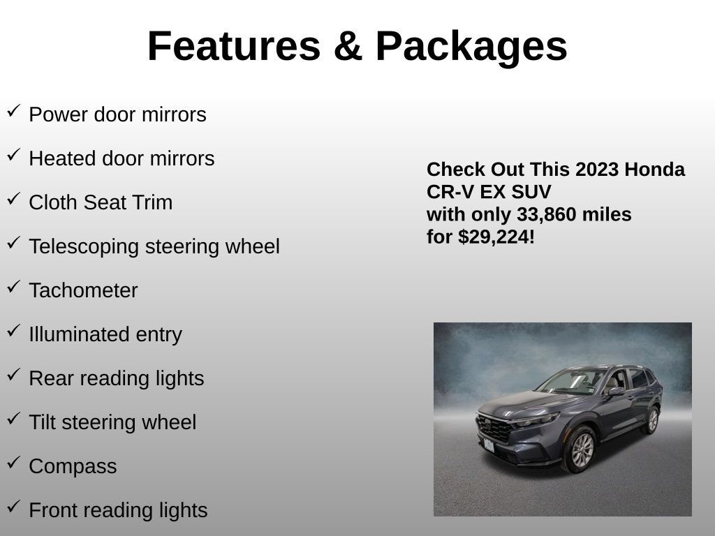 Certified 2023 Honda CR-V EX image 24