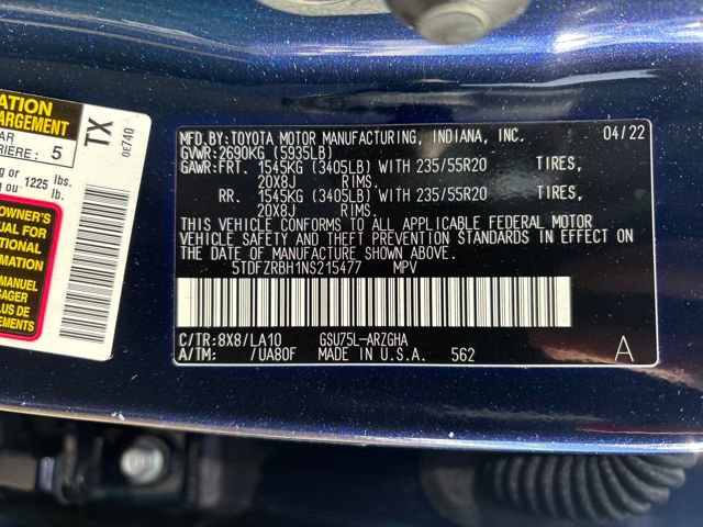 Used 2022 Toyota Highlander Platinum image 33