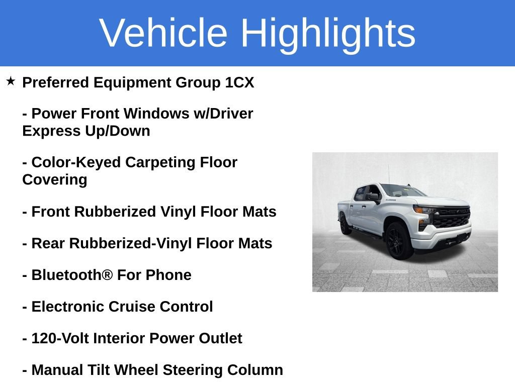 Certified 2025 Chevrolet Silverado 1500 Custom RWD image 4