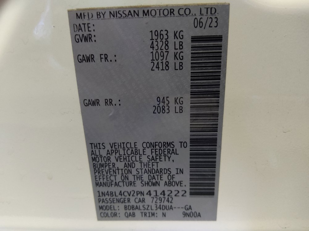 Used 2023 Nissan Altima 2.5 SR FWD image 33