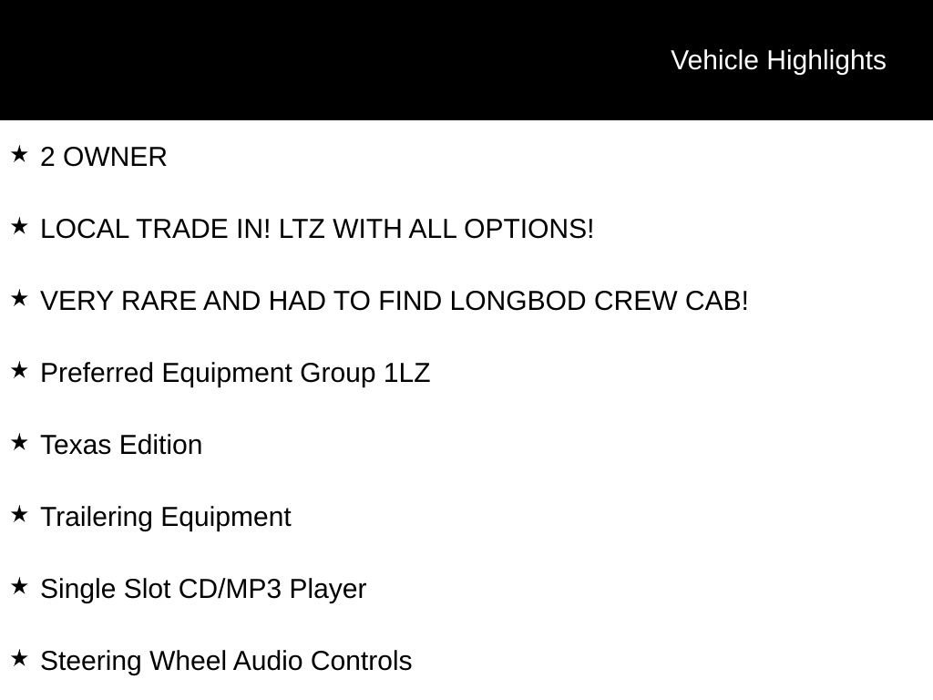 Used 2015 Chevrolet Silverado 1500 LTZ w/ Texas Edition, 1LZ Trim image 5