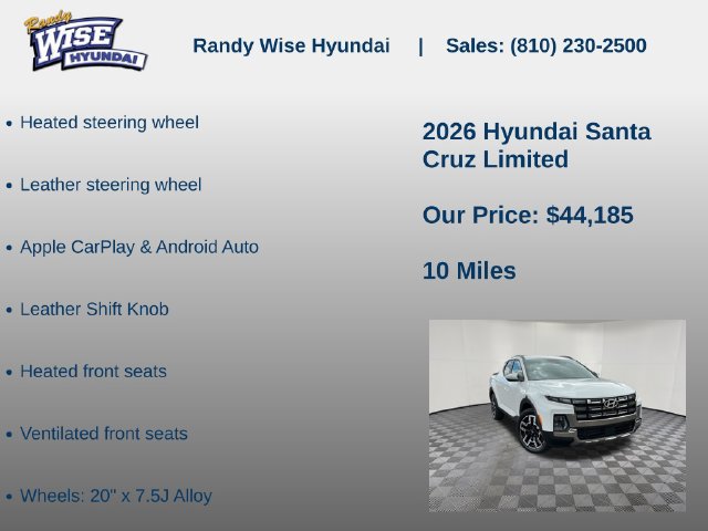 New 2026 Hyundai Santa Cruz Limited AWD/4WD image 15