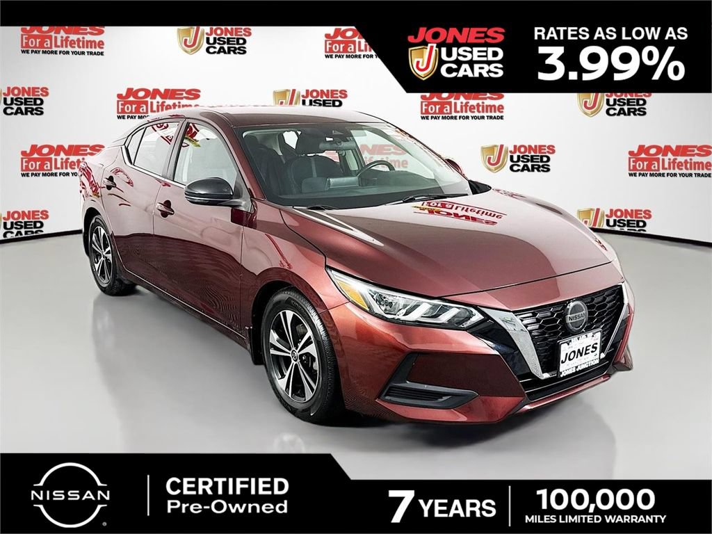 Certified 2021 Nissan Sentra SV FWD image 1