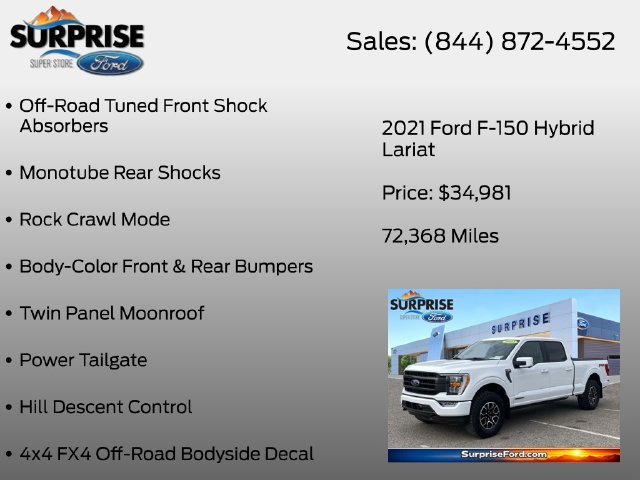 Certified 2021 Ford F150 Lariat AWD/4WD image 32