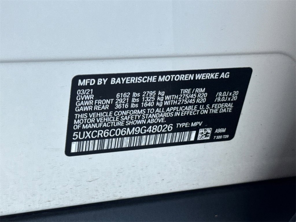 Used 2021 BMW X5 xDrive40i w/ Premium Package 2 image 35