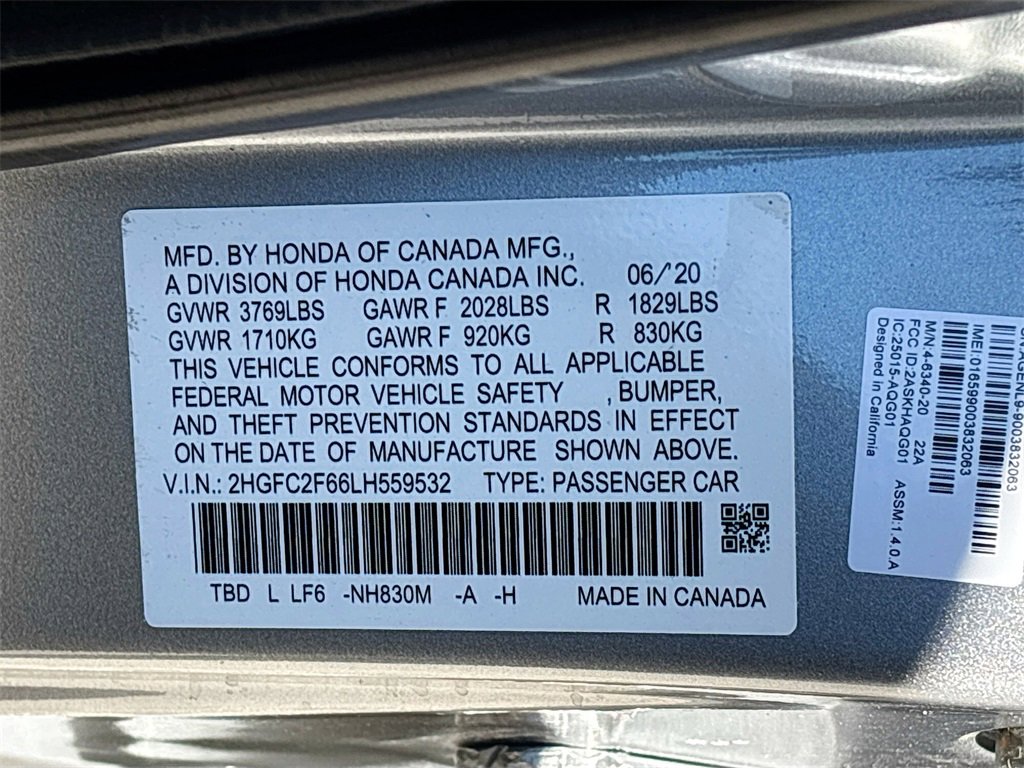 Used 2020 Honda Civic LX image 29