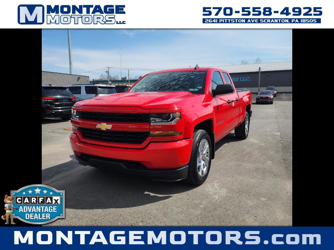 Used 2018 Chevrolet Silverado 1500 Custom w/ Custom Value Package