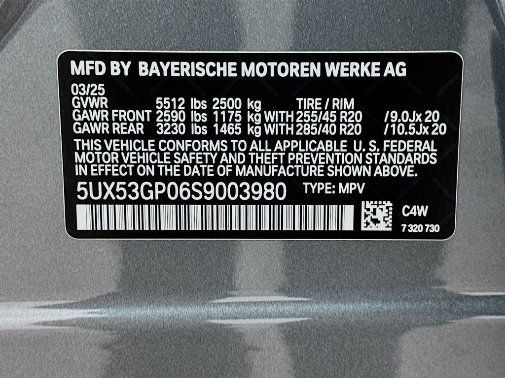 Used 2025 BMW X3 xDrive30i w/ Convenience Package image 31