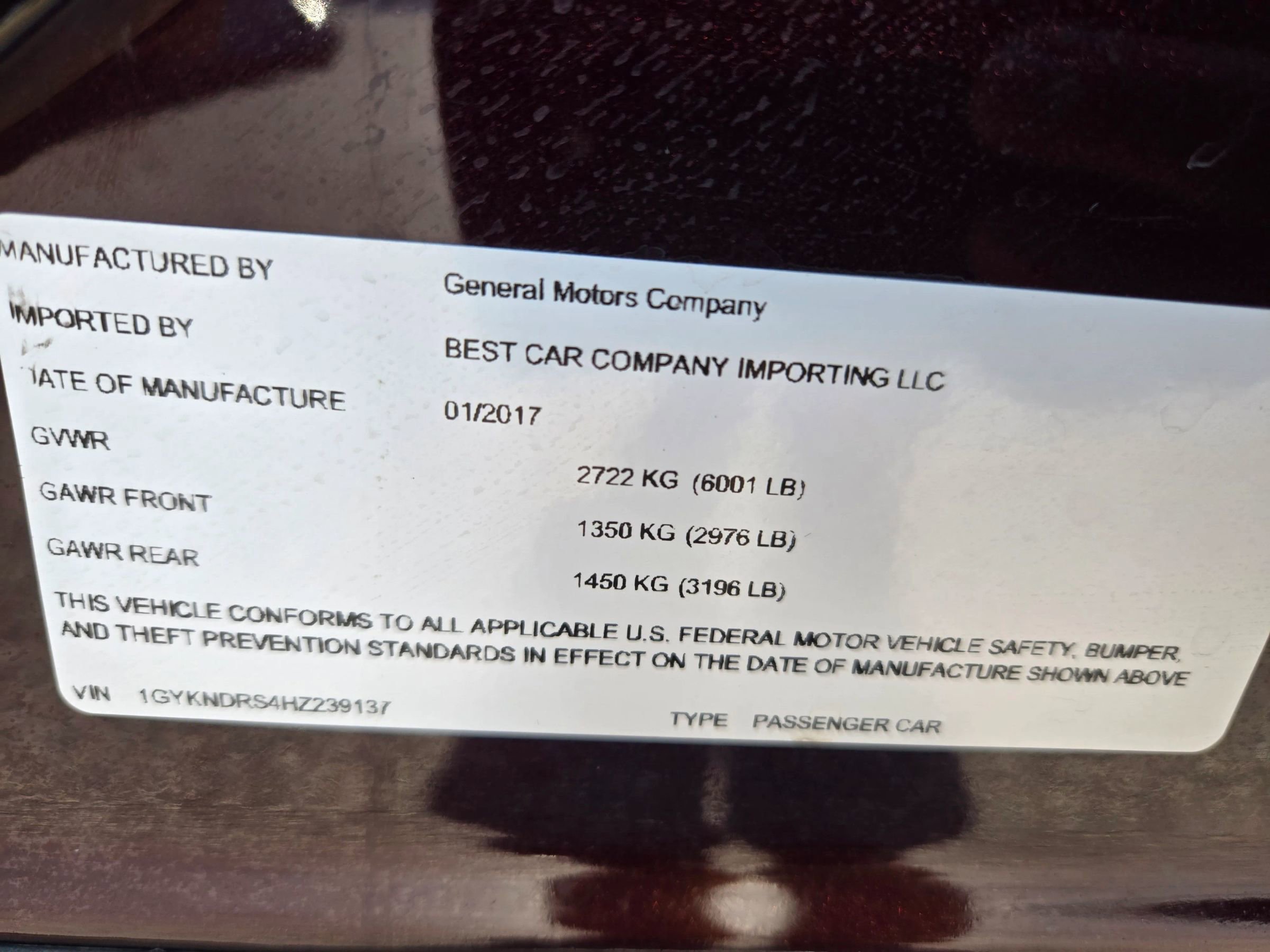 Used 2017 Cadillac XT5 Luxury w/ Driver Awareness Package image 36