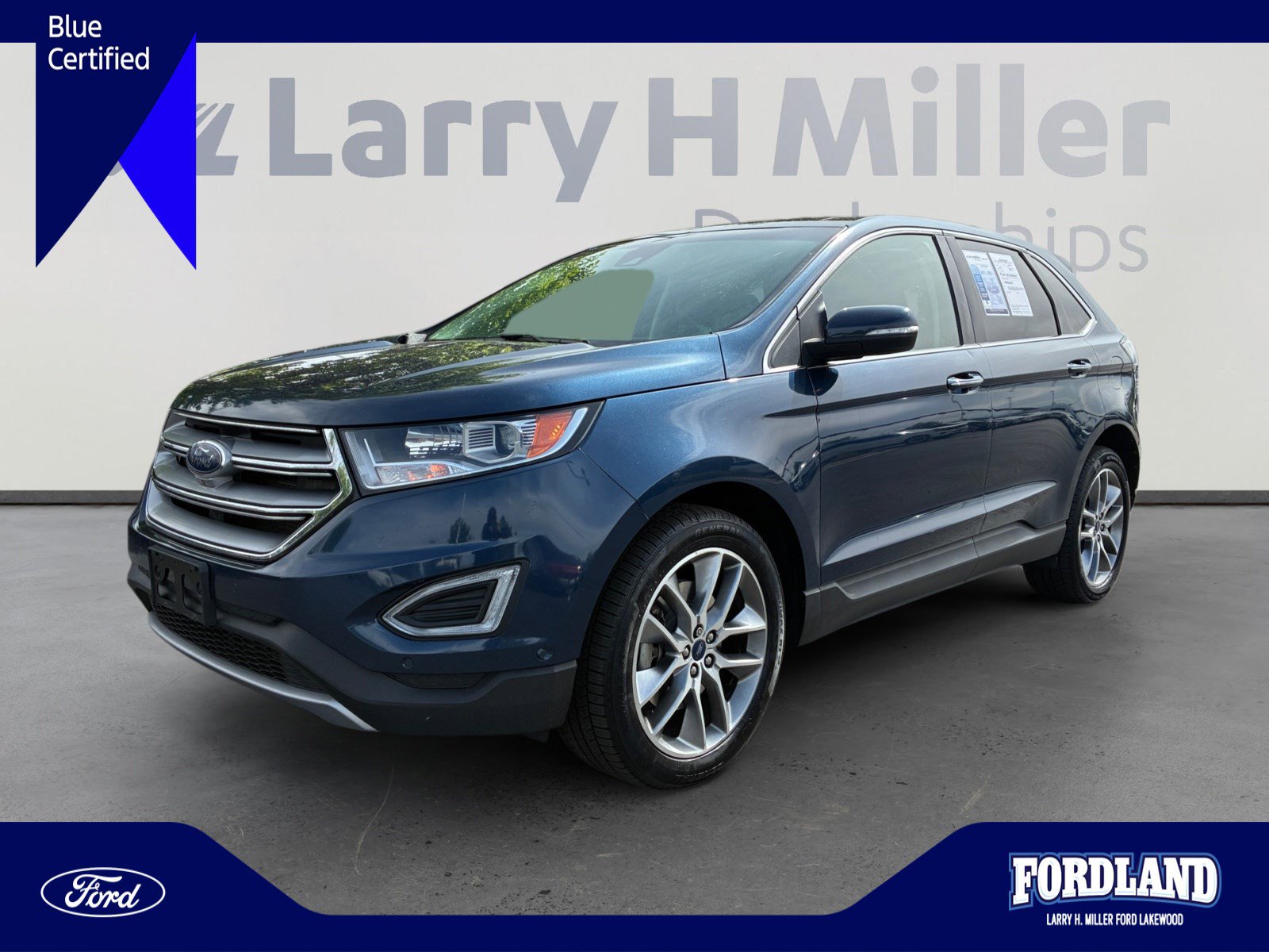 Certified 2017 Ford Edge Titanium w/ Equipment Group 302A