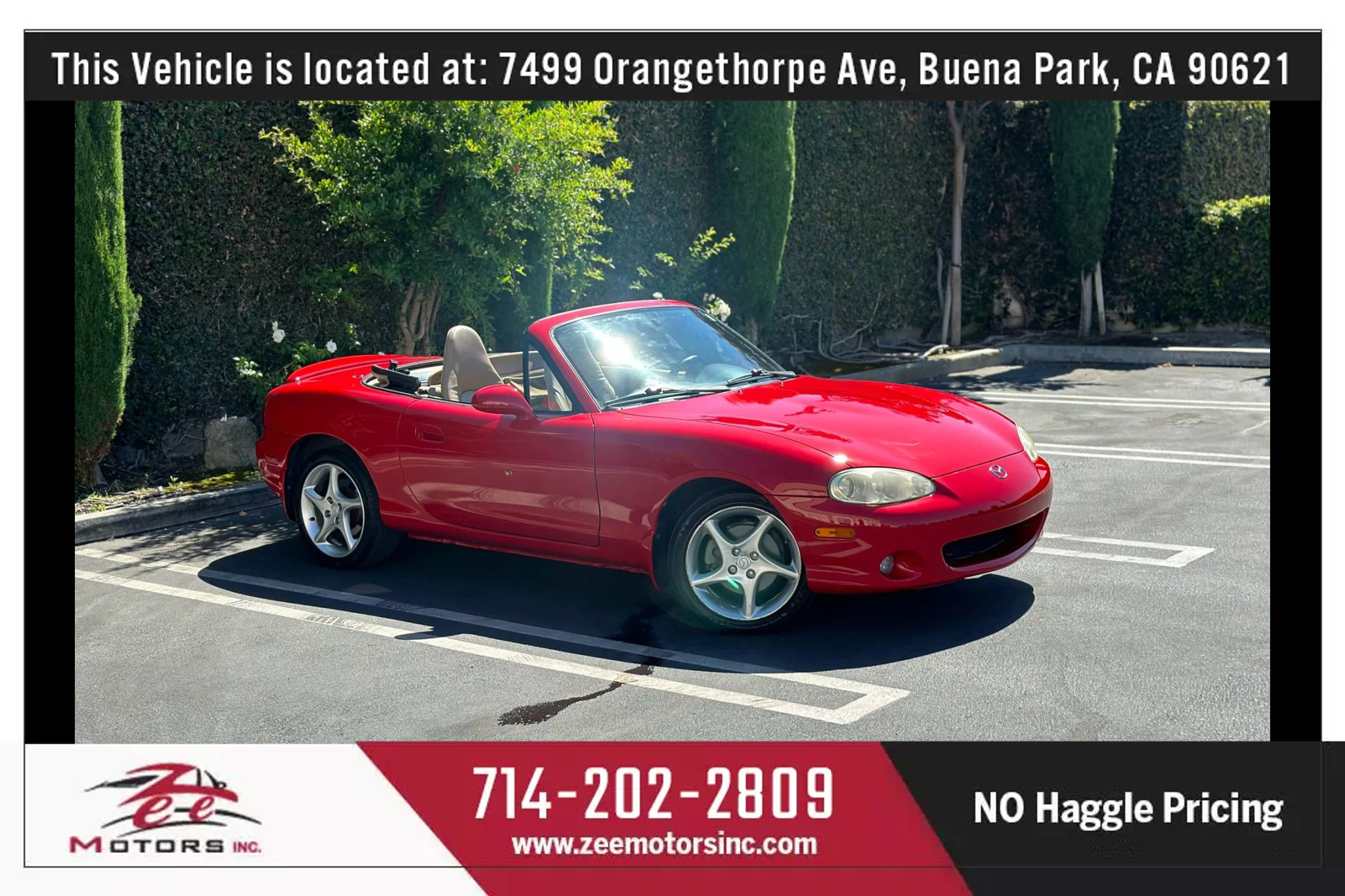 Used 2001 MAZDA MX-5 Miata LS