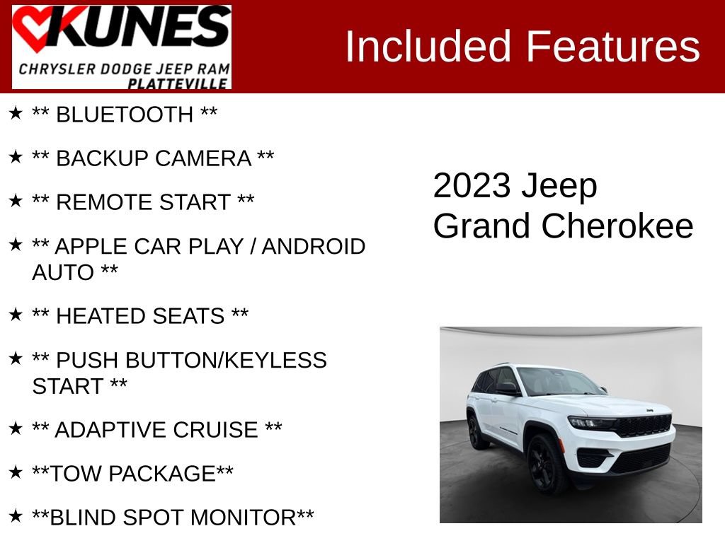 Used 2023 Jeep Grand Cherokee Altitude AWD/4WD image 2