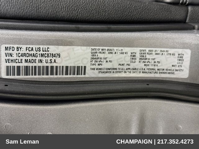 Used 2021 Dodge Durango SXT RWD image 31