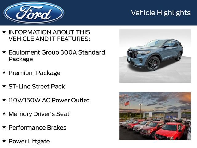 New 2026 Ford Explorer ST-Line w/ ST-Line Street Pack AWD/4WD image 4