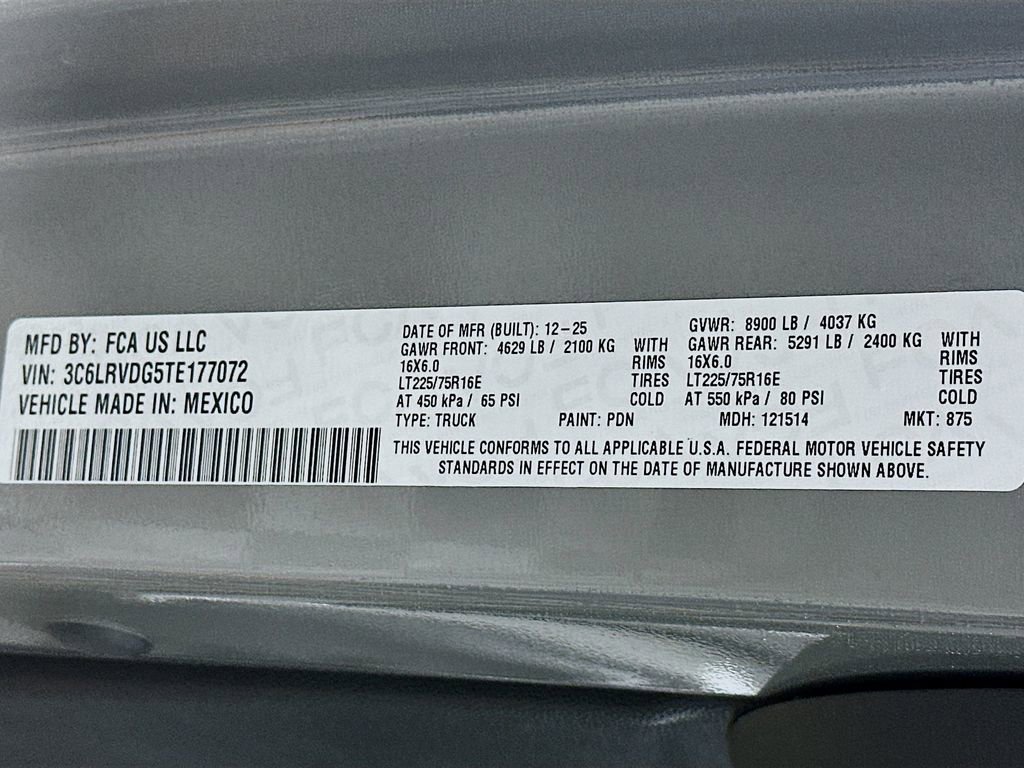 New 2026 RAM ProMaster 2500 FWD image 19