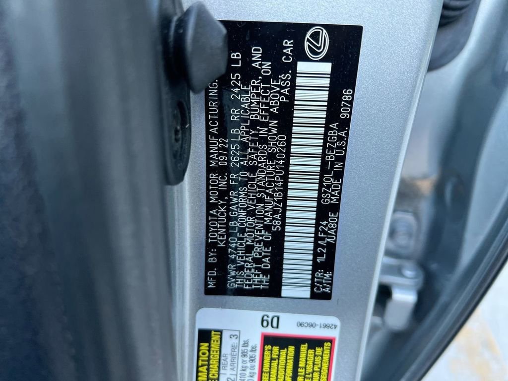 Certified 2023 Lexus ES 350 F Sport image 17