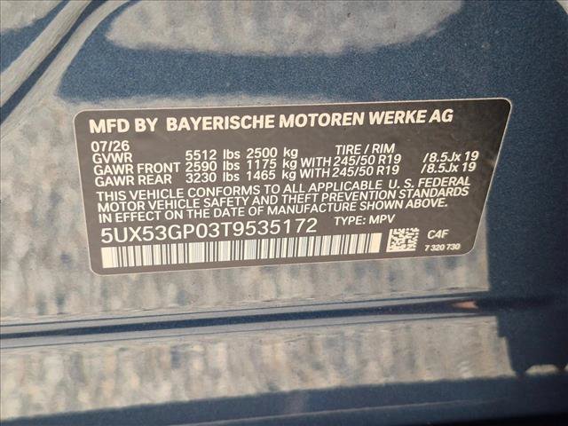 New 2026 BMW X3 xDrive30i w/ M Sport Package AWD/4WD image 19