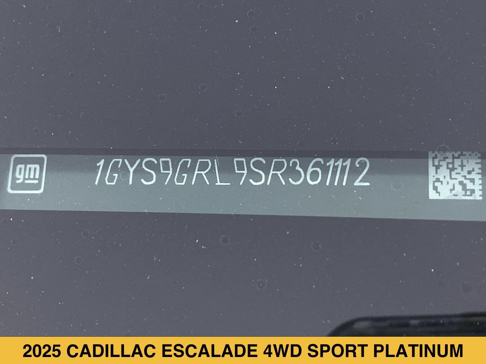 Certified 2025 Cadillac Escalade Sport Platinum w/ LPO, ONYX Package AWD/4WD image 18