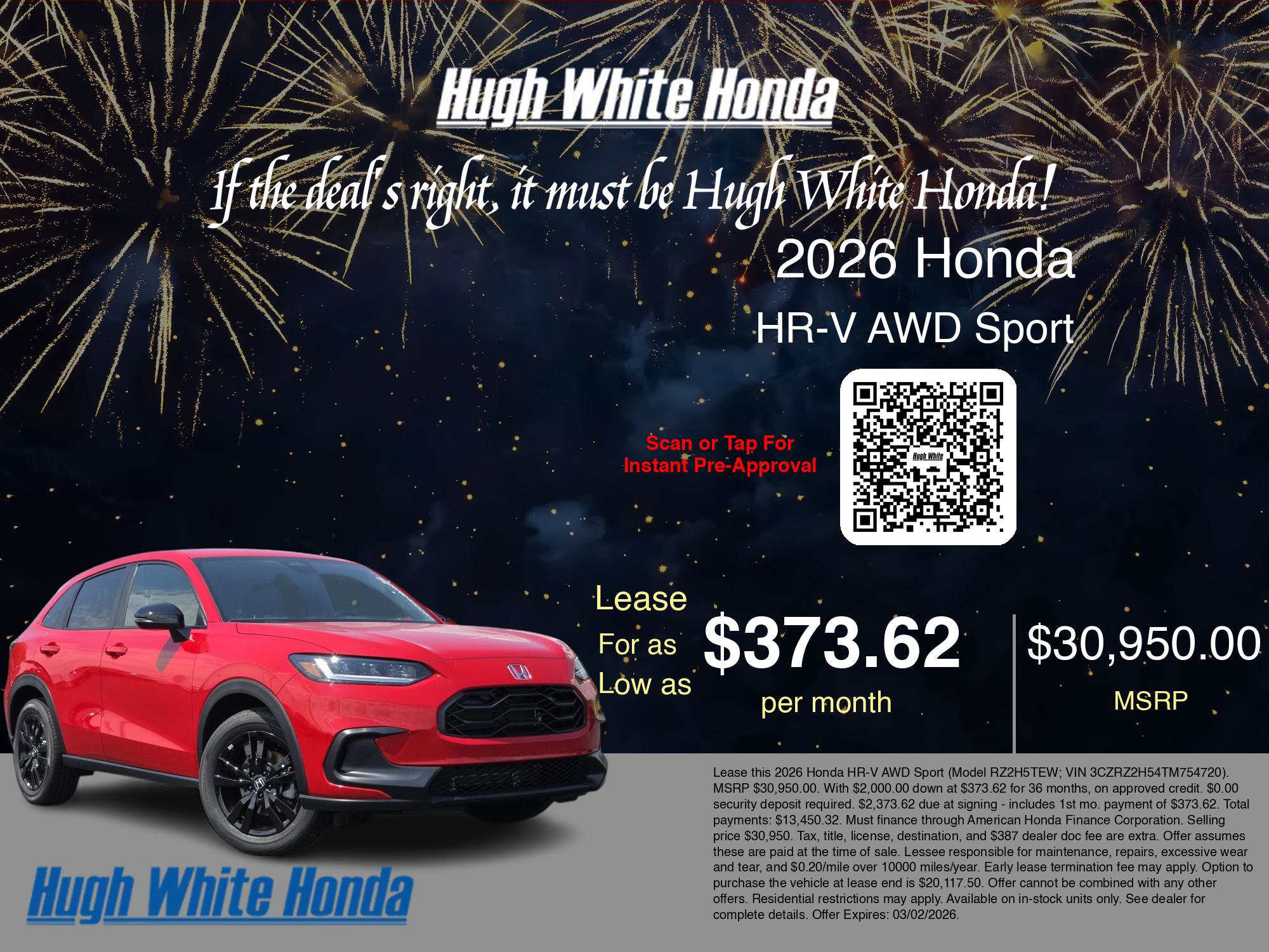 New 2026 Honda HR-V Sport image 3