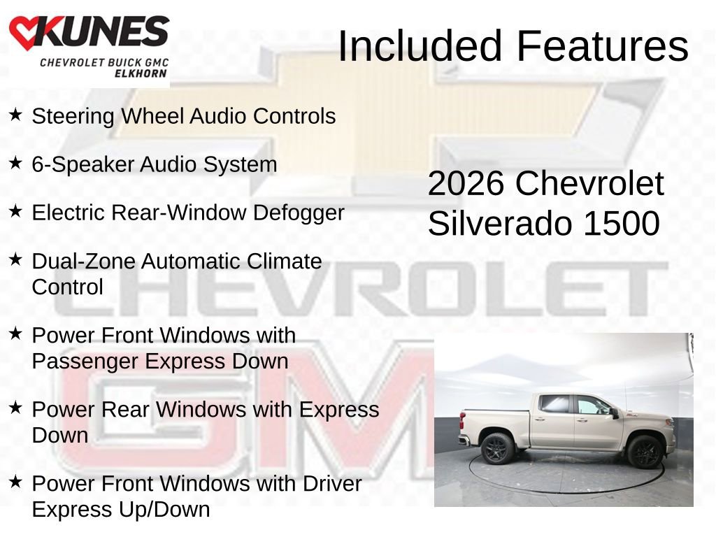 New 2026 Chevrolet Silverado 1500 RST AWD/4WD image 3