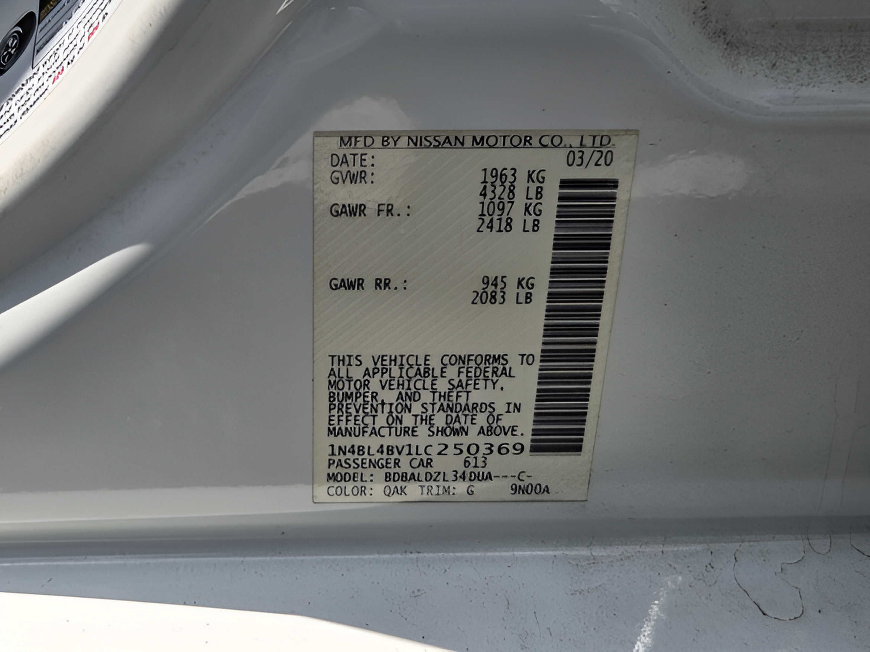 Used 2020 Nissan Altima 2.5 S FWD image 22