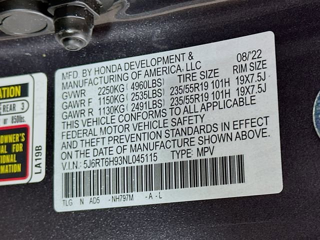 Certified 2022 Honda CR-V Touring image 36