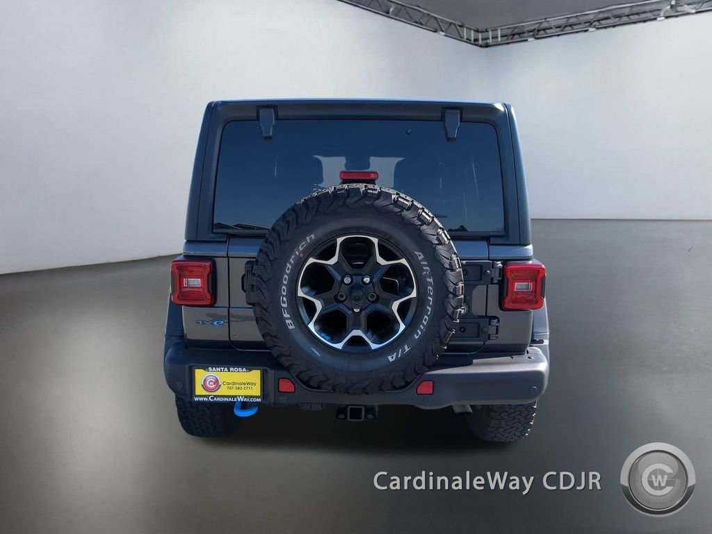 Used 2022 Jeep Wrangler Unlimited Rubicon 4xe w/ Steel Bumper Group image 4