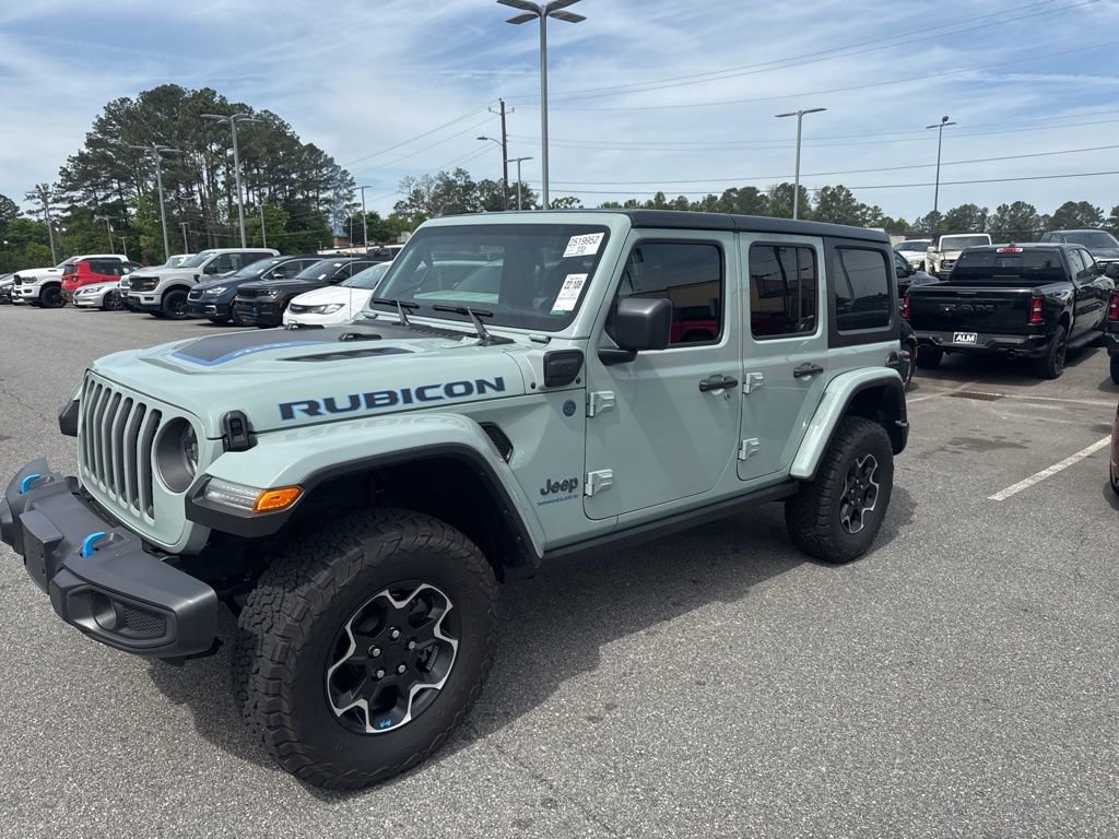 Used 2023 Jeep Wrangler Unlimited Rubicon 4xe w/ Cold Weather Group image 1