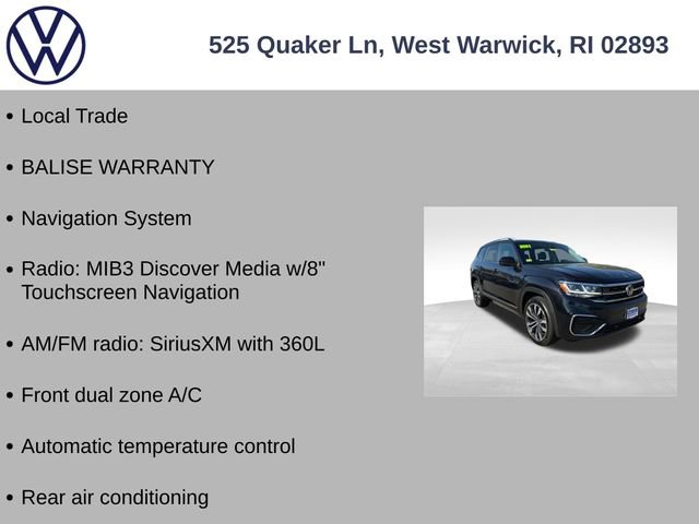 Used 2021 Volkswagen Atlas SEL R-Line AWD/4WD image 6