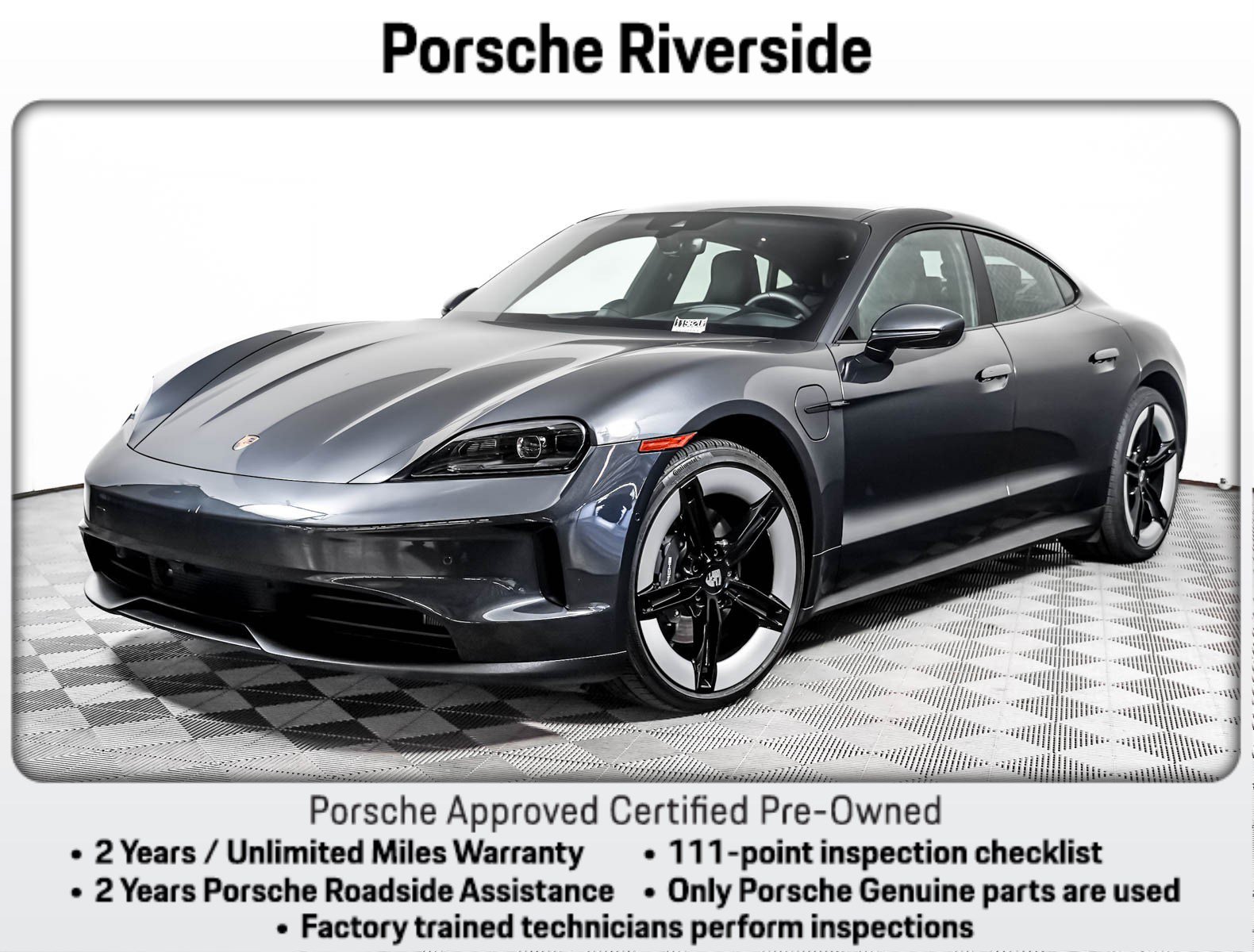 Certified 2025 Porsche Taycan RWD image 1