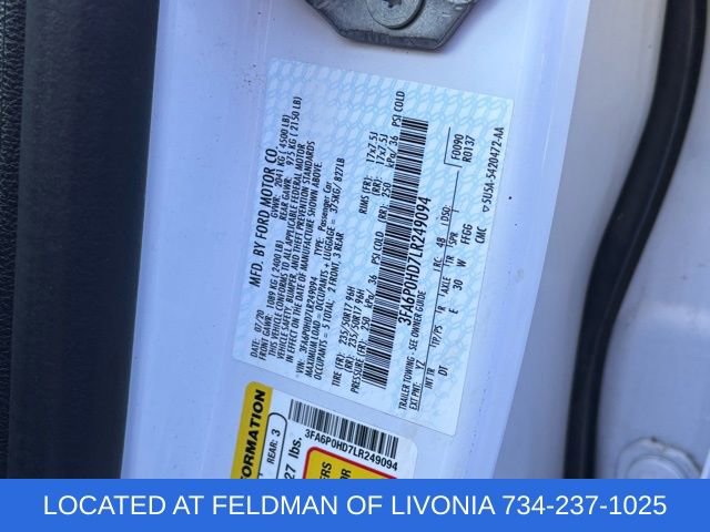 Used 2020 Ford Fusion SE image 10