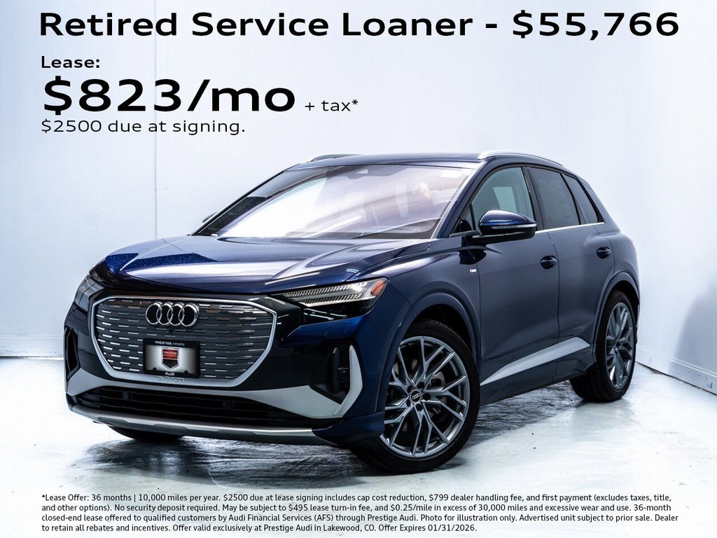 Used 2025 Audi Q4 e-tron Prestige w/ Sport Package image 1