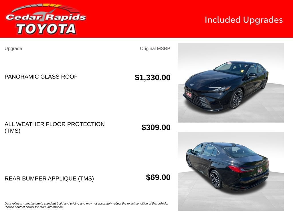 Certified 2025 Toyota Camry XLE FWD image 7
