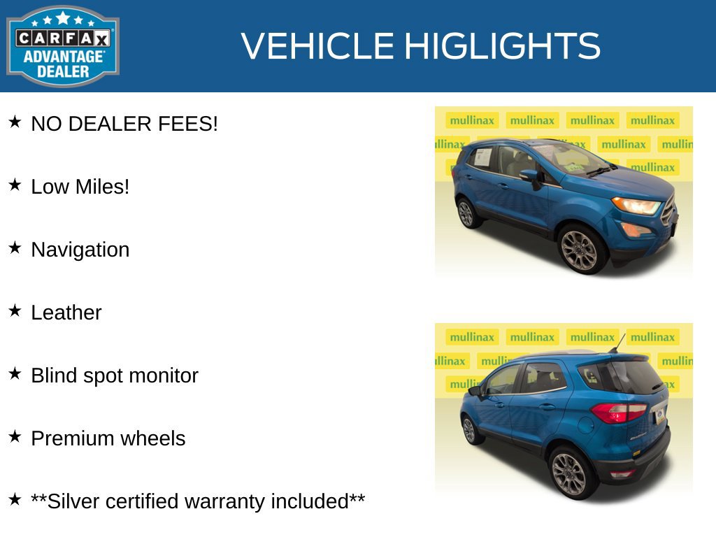 Used 2018 Ford EcoSport Titanium FWD image 11