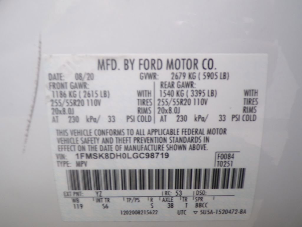 Used 2020 Ford Explorer XLT w/ Equipment Group 202A image 31