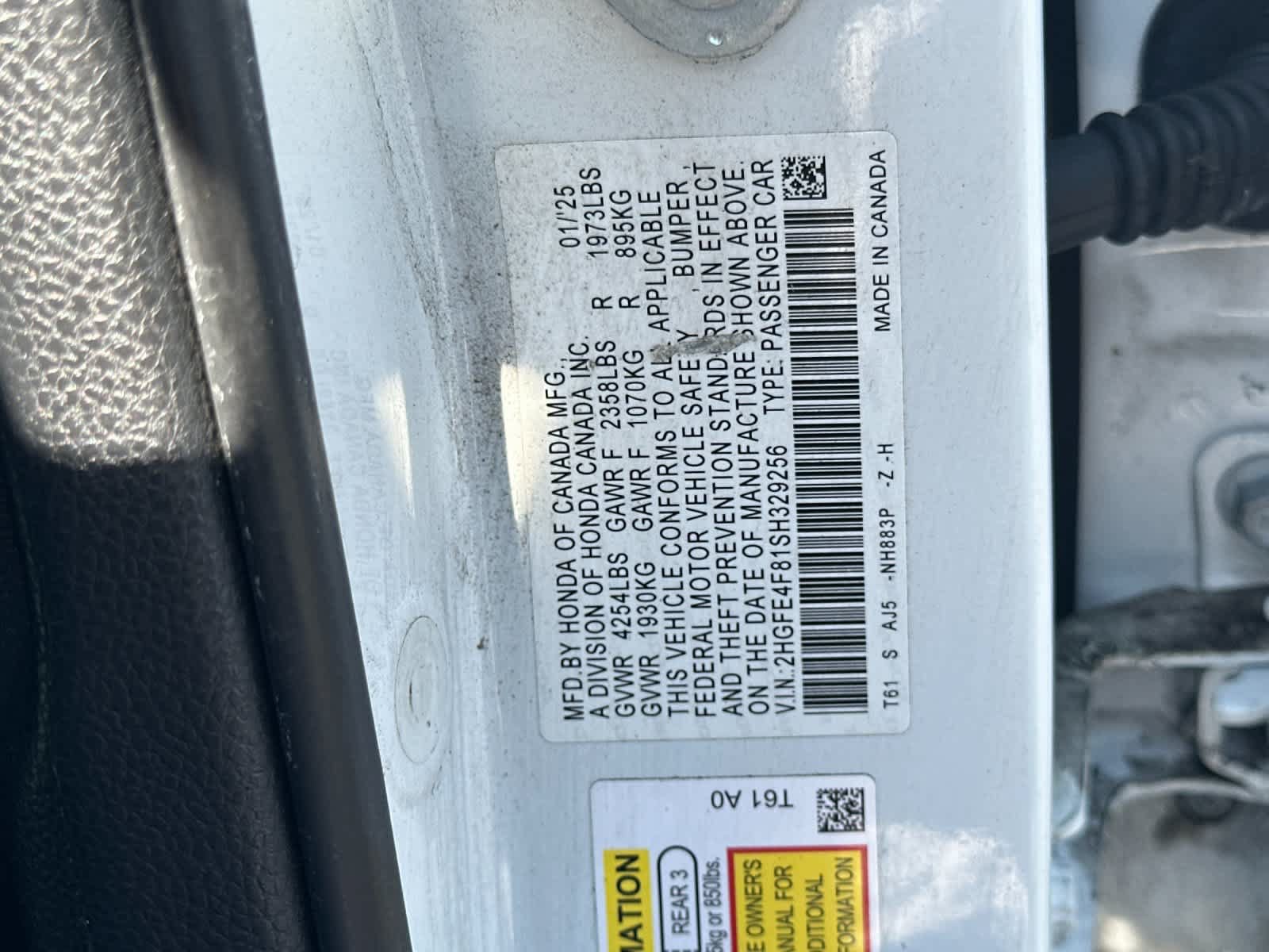 Used 2025 Honda Civic Sport Touring image 29