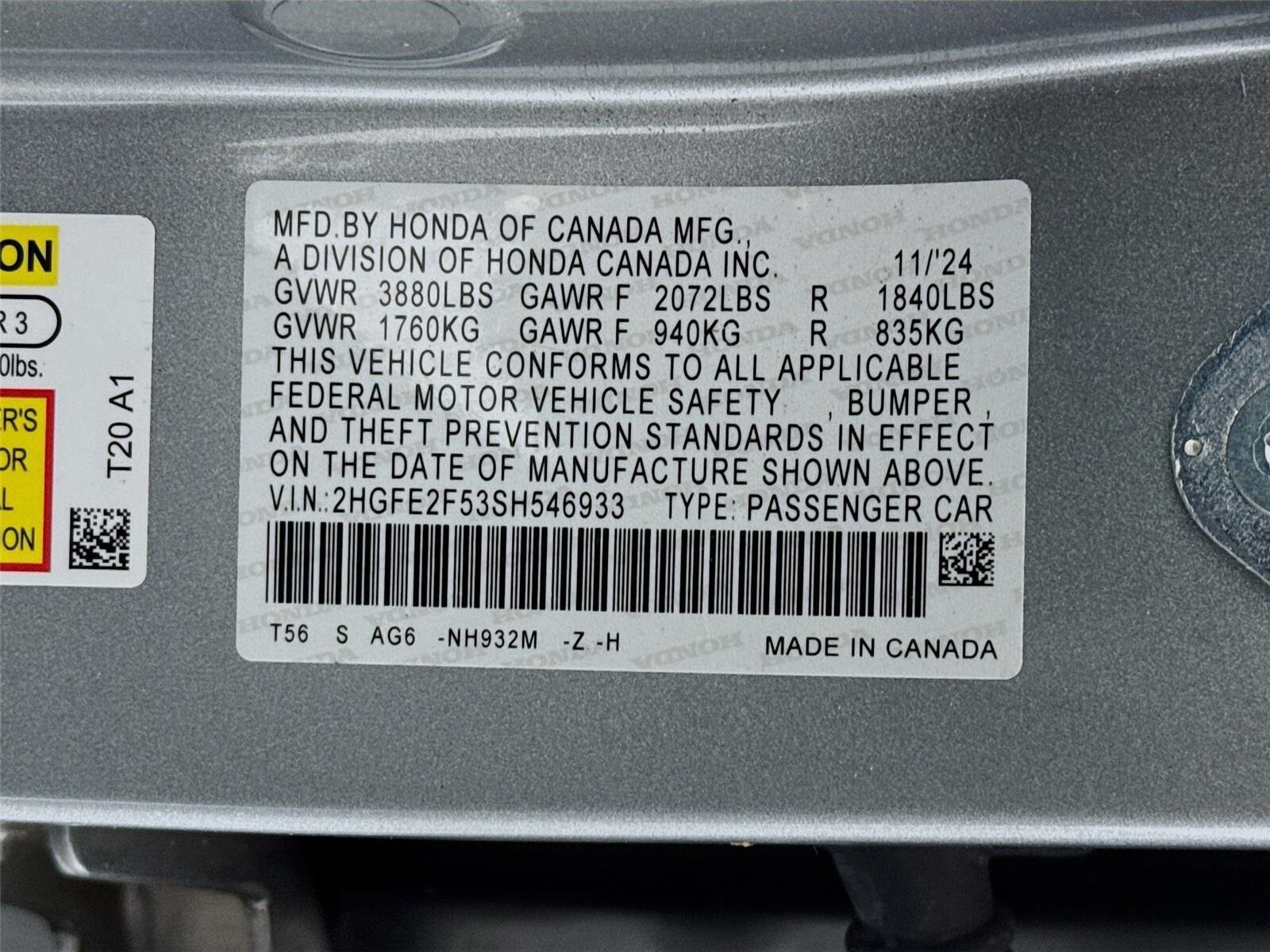 Used 2025 Honda Civic Sport image 30