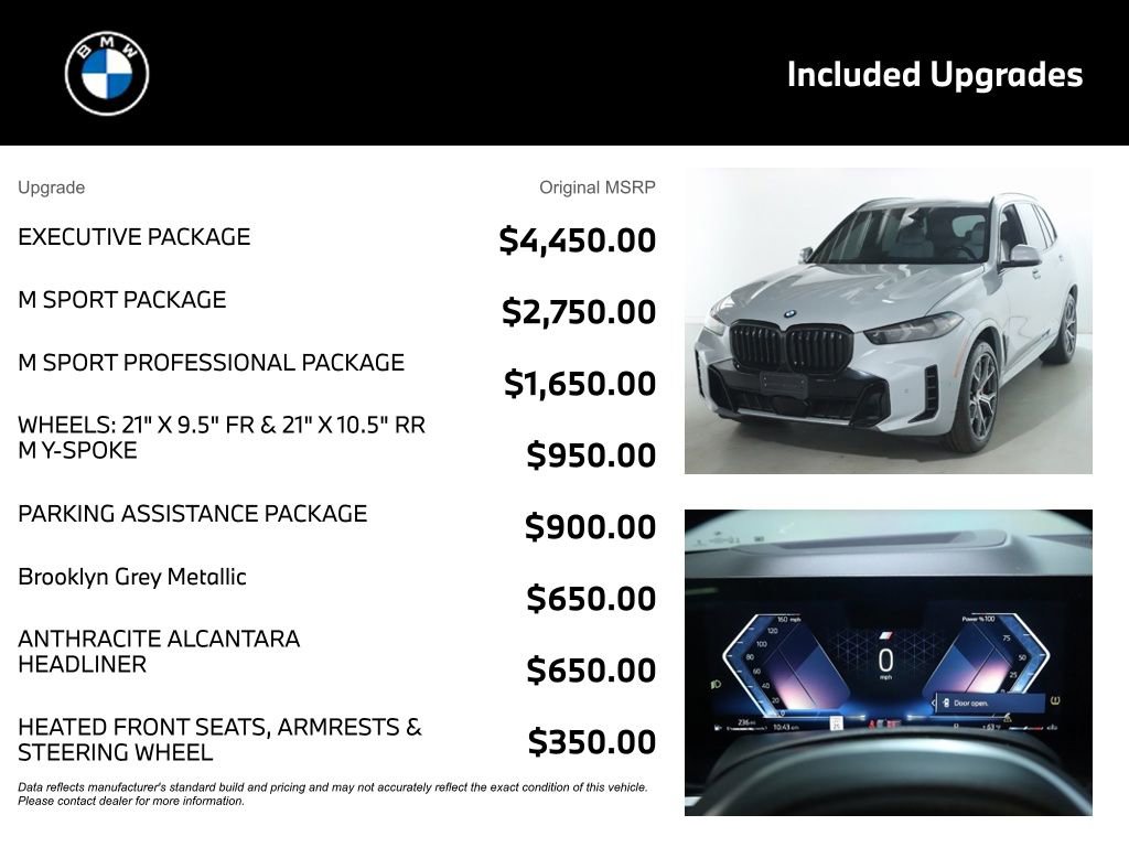 Used 2024 BMW X5 xDrive40i w/ Executive Package AWD/4WD image 4