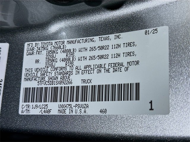 New 2025 Toyota Tundra Capstone image 24