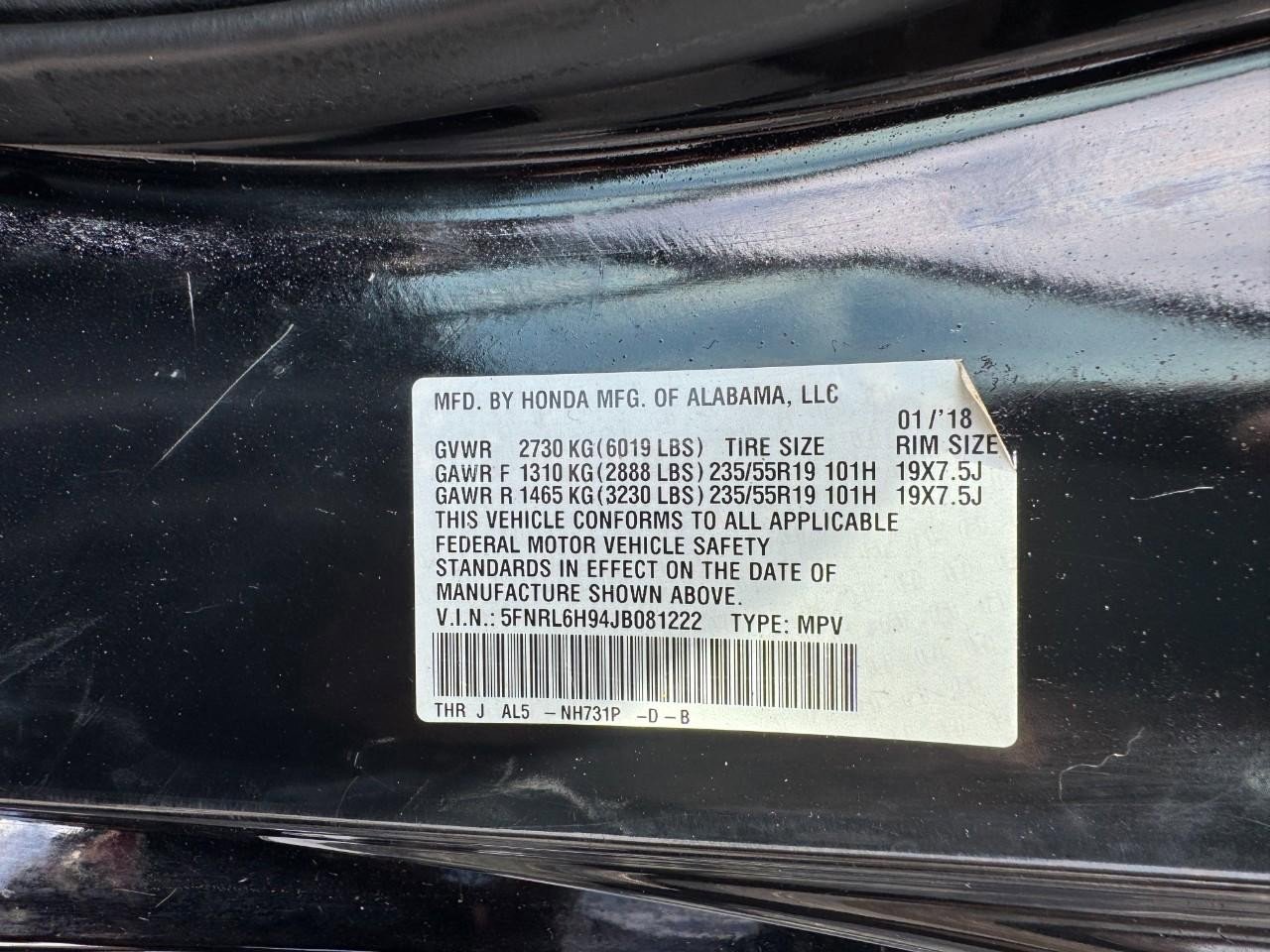 Used 2018 Honda Odyssey Elite image 30