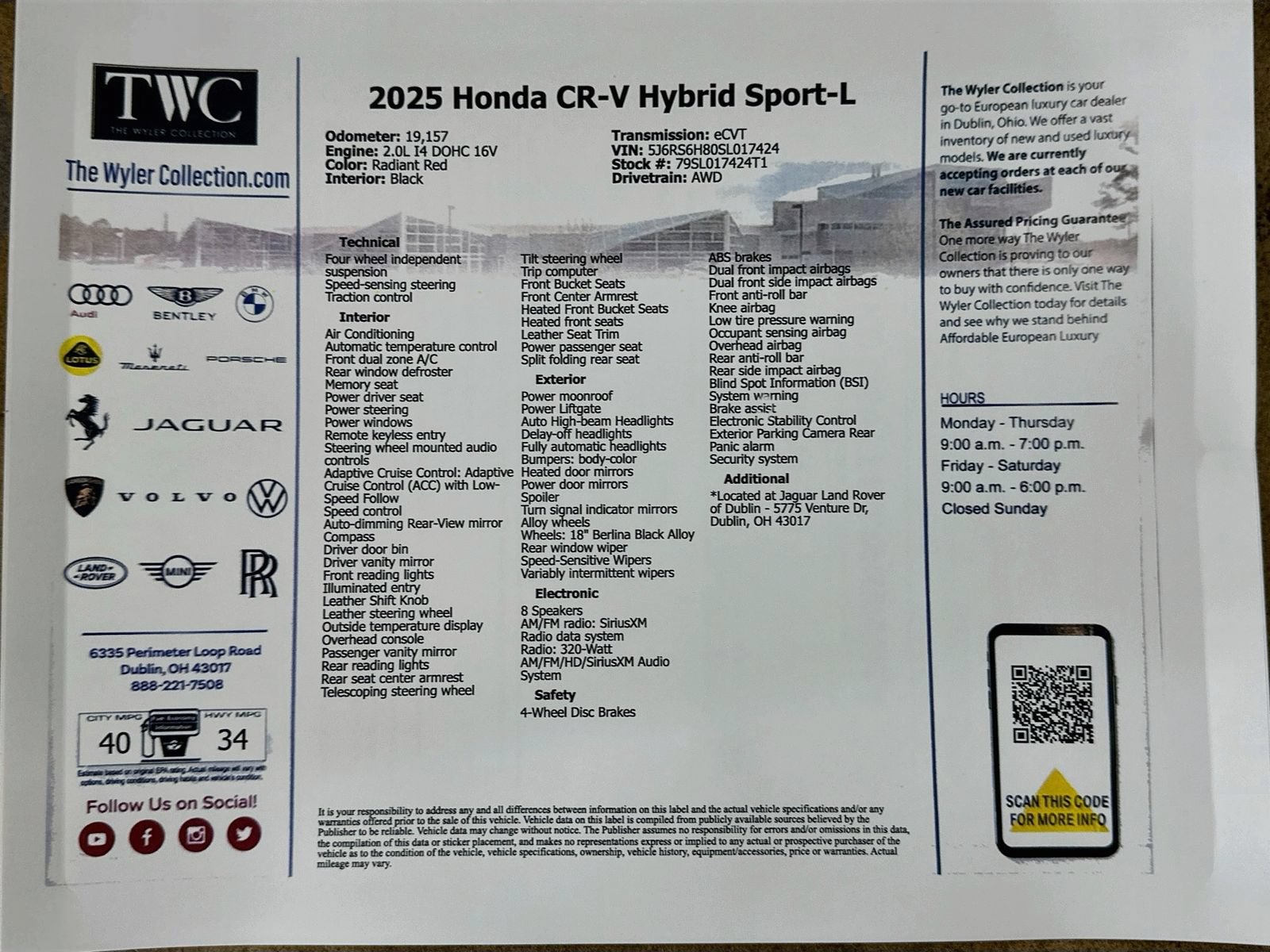 Used 2025 Honda CR-V Sport-L image 46