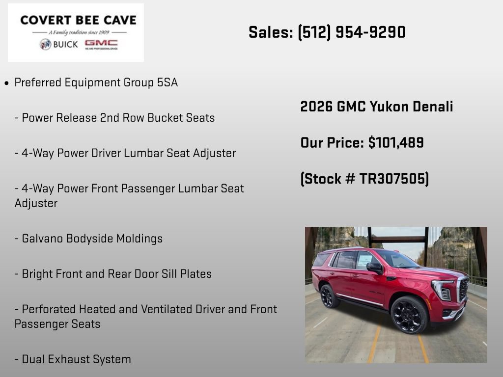 New 2026 GMC Yukon Denali AWD/4WD image 6