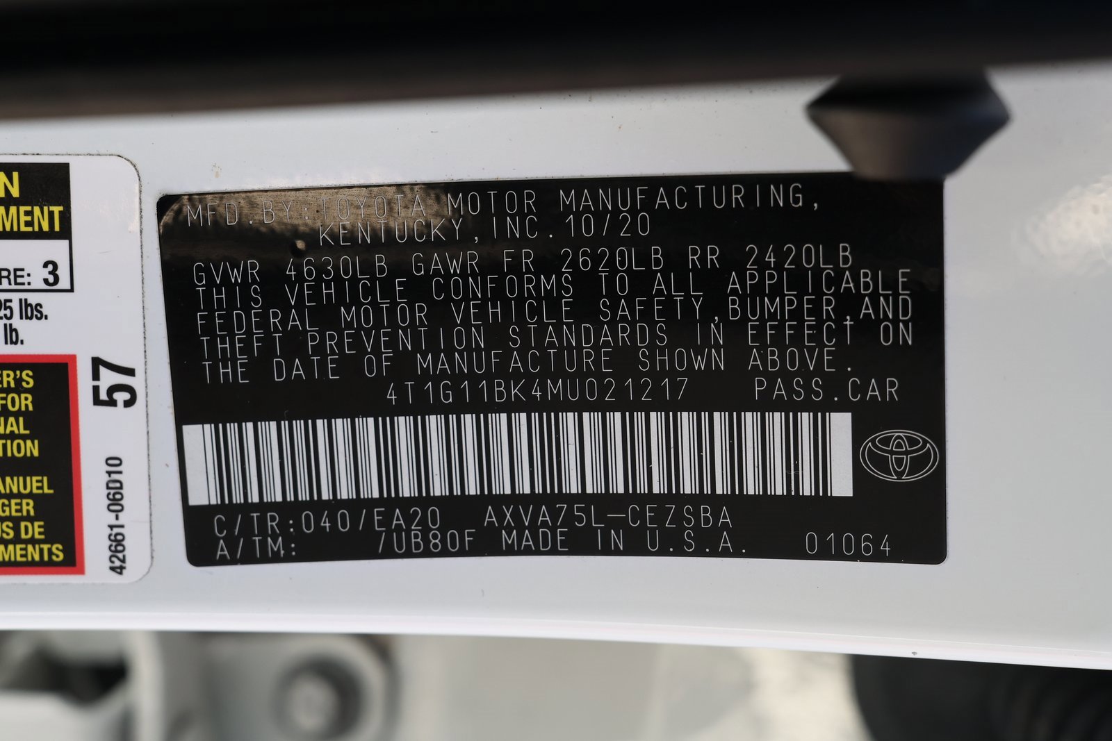 Used 2021 Toyota Camry SE image 33