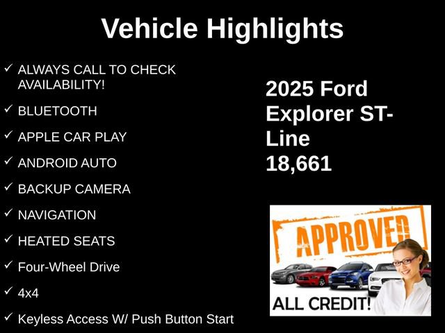 Used 2025 Ford Explorer ST-Line w/ ST-Line Street Pack AWD/4WD image 9
