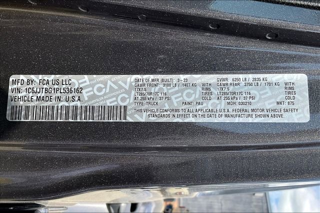 New 2023 Jeep Gladiator Rubicon w/ Trailer Tow Package image 13