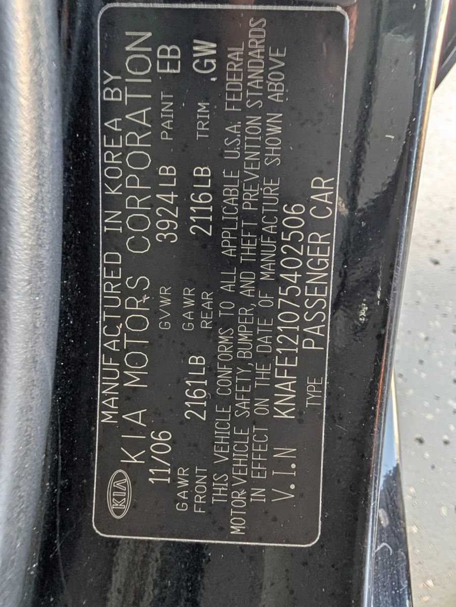 Used 2007 Kia Spectra EX FWD image 39